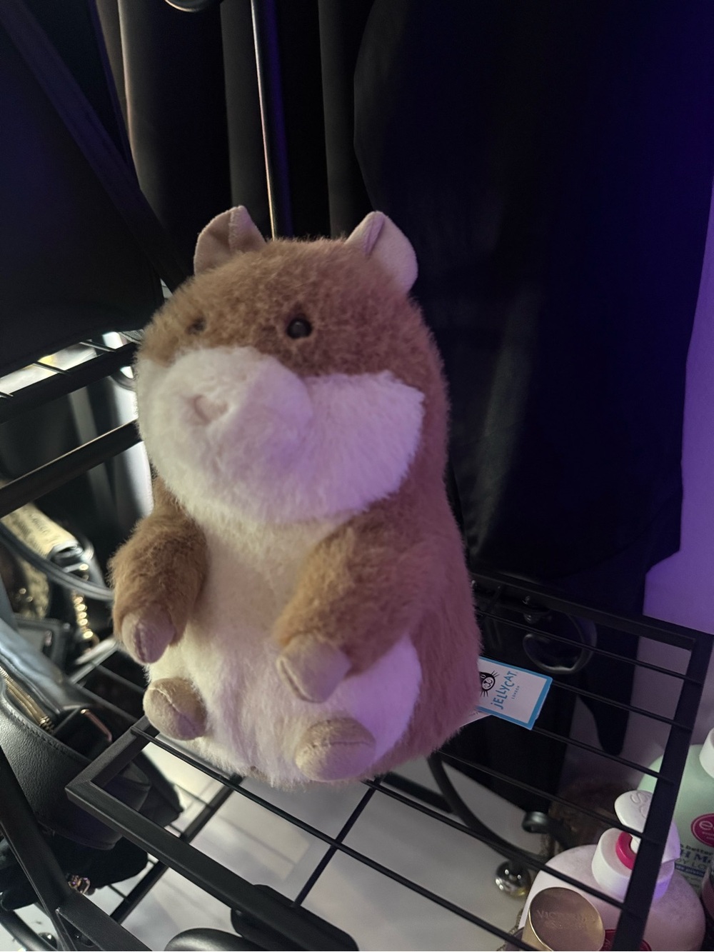Jellycat Brown and White Plush Hamster - Picture 2 of 6